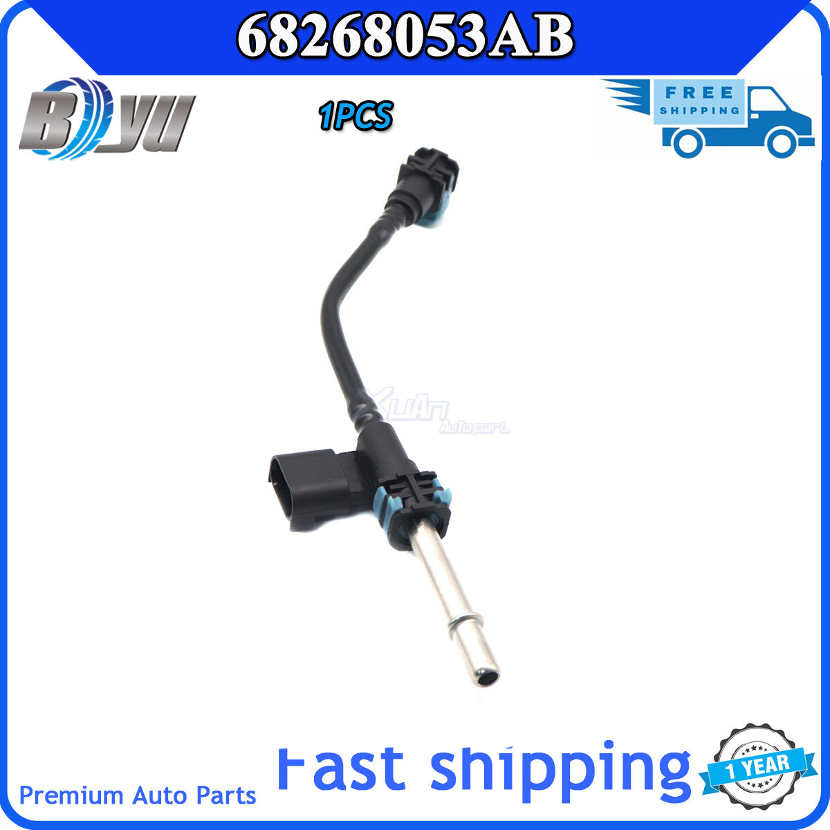 Brand new 68268053AB fuel rail pressure sensor for Dodge for Ram Promaster 1500 - v