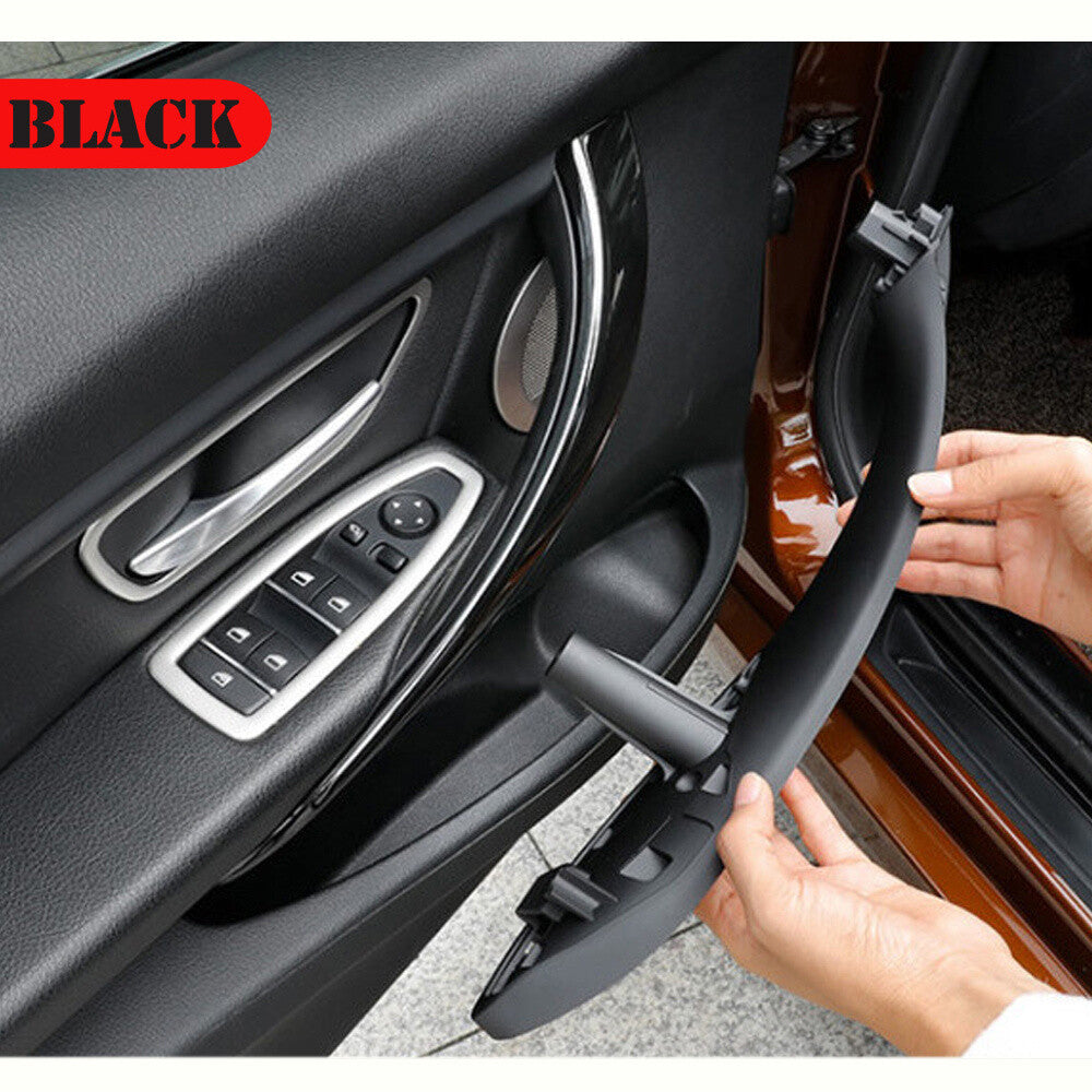 1Pair Car Front LH  RH Inner Trim Door Pull Handle For 13-15 for BMW 320i 328i 335i Q