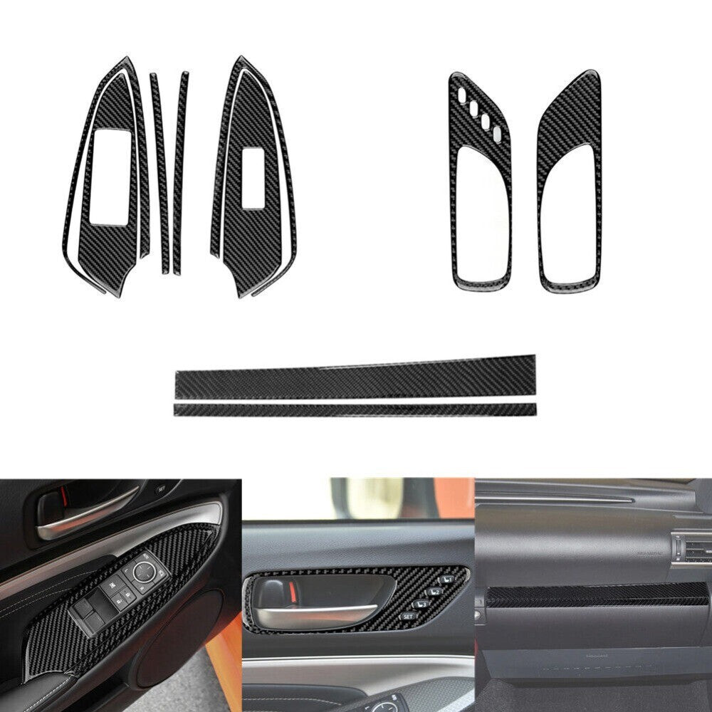 10X Carbon Fiber Front Decor Cover Trim for Lexus RC300 350 200T 2015-2020 New n