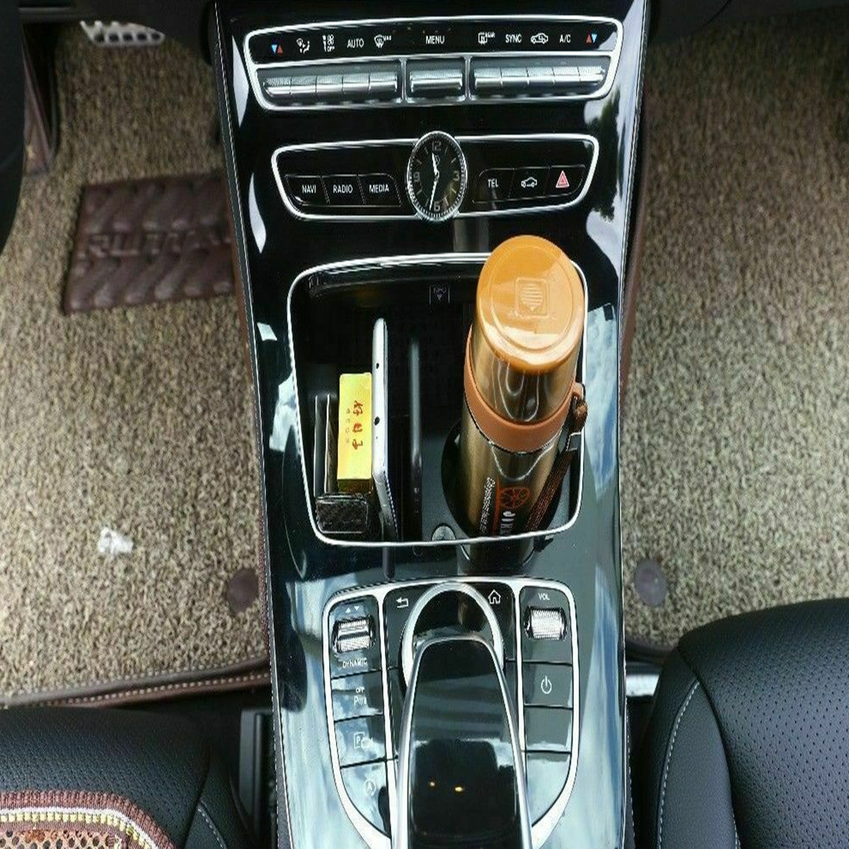 Suitable for CE GLC-Class 15-18 Central Storage Box Cup Holder Phone Holder n