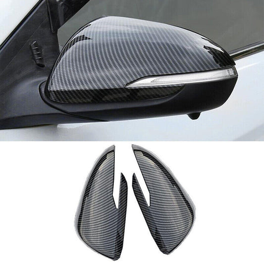 Carbon fiber Side Door Rearview Mirror Cover cap for Hyundai for Elantra 2017-2020