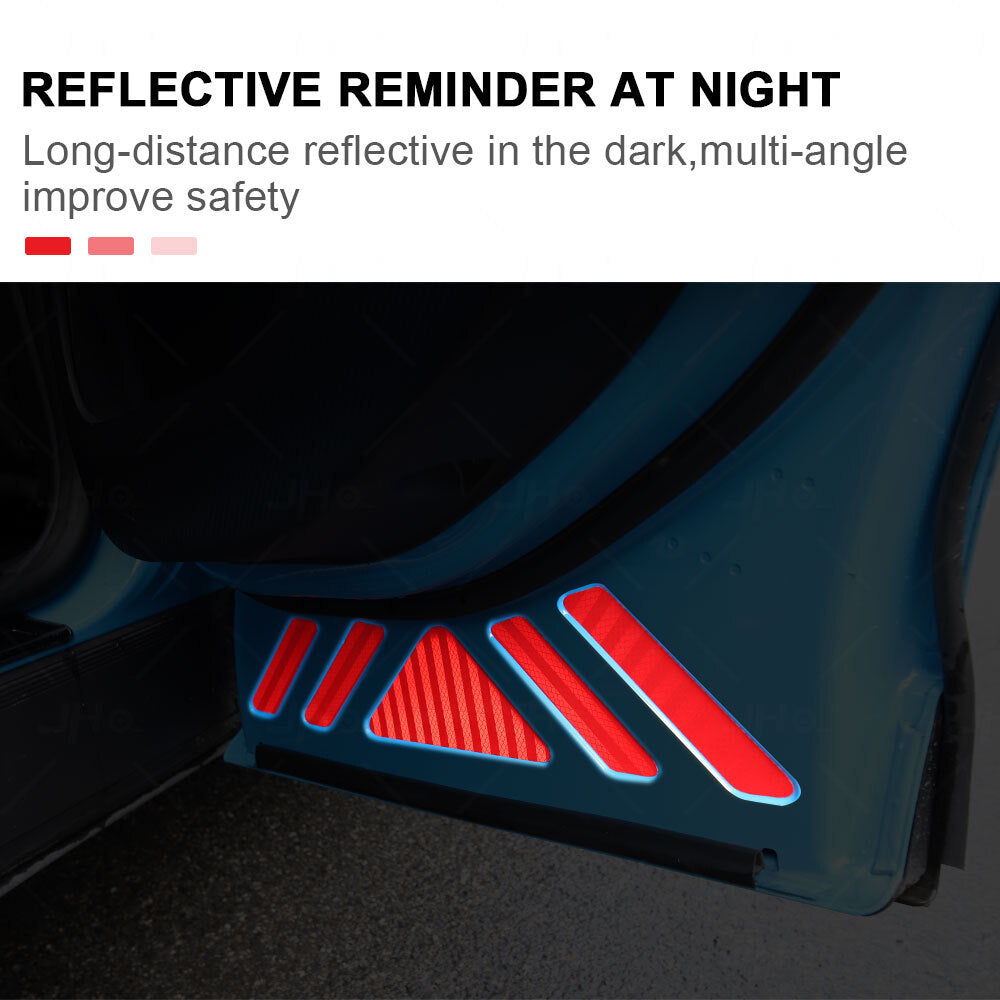 Car Door Open Reflective Tape Sticker Film Warning Decal Safe for Mustang Mach E