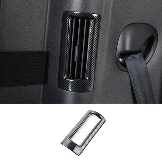 1P for Land Rover for Defender 2020-25 Carbon Fiber C Pillar Air Out Vent Cover Trim