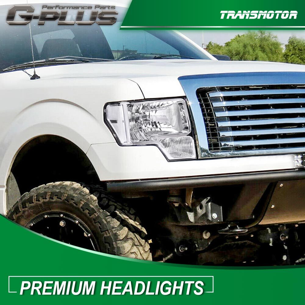 Replacement headlights for 2009-2014 for Ford F-150/F-150 dual headlights.