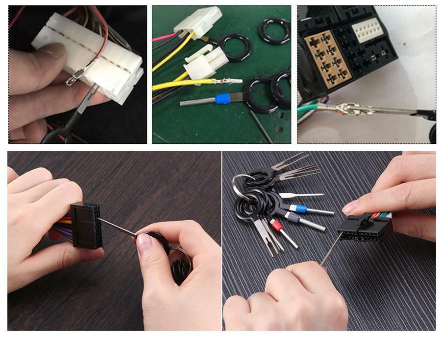 76pc Motorcycle Pin Terminal Removal Tools Wiring Crimp Connector Extractor Sets n