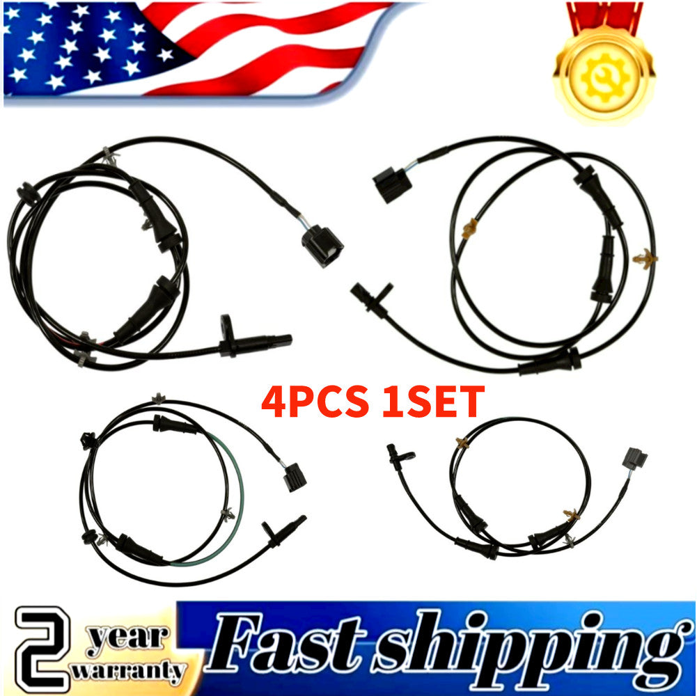 4 ABS wheel speed sensors (front, rear, left, right) suitable for Nissan NV200 2013-2021 FWD