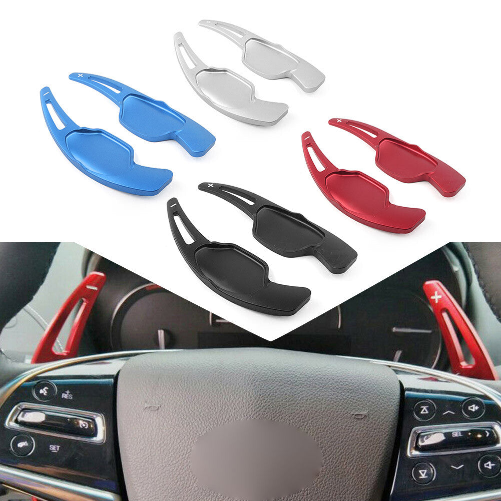 Steering Wheel Shift Paddle Shifter Extension Fit for Cadillac XTS 2013-2018 Alloy