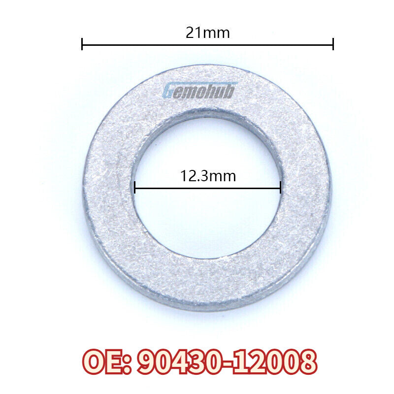 2x Transaxle Drain Plug Gasket For 2011-20 for Toyota for Sienna 14-2020 for Toyota for Corolla