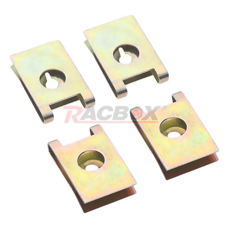 40x Engine Under Body Cover Splash Shield Guard Bumper Bolts U-Nut Clip Fastener