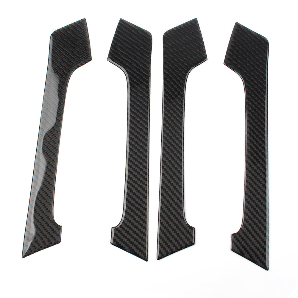 Interior Inner Door Handle Trim Fit for Toyota for Land Cruiser Prado 2010-2018 4 Pcs
