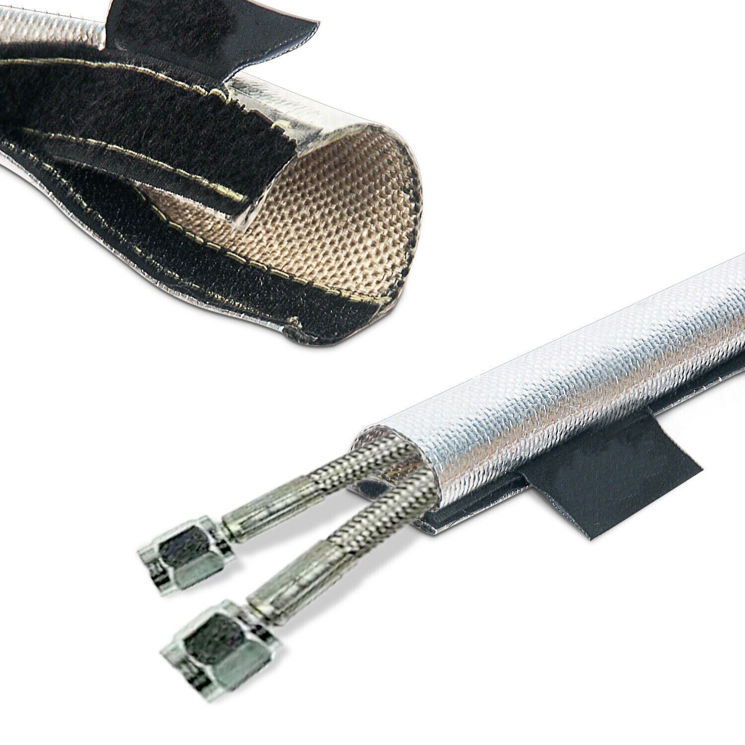 heat-insulating cover, insulated wire conduit cap, wrapped Loom 3/4 10ft