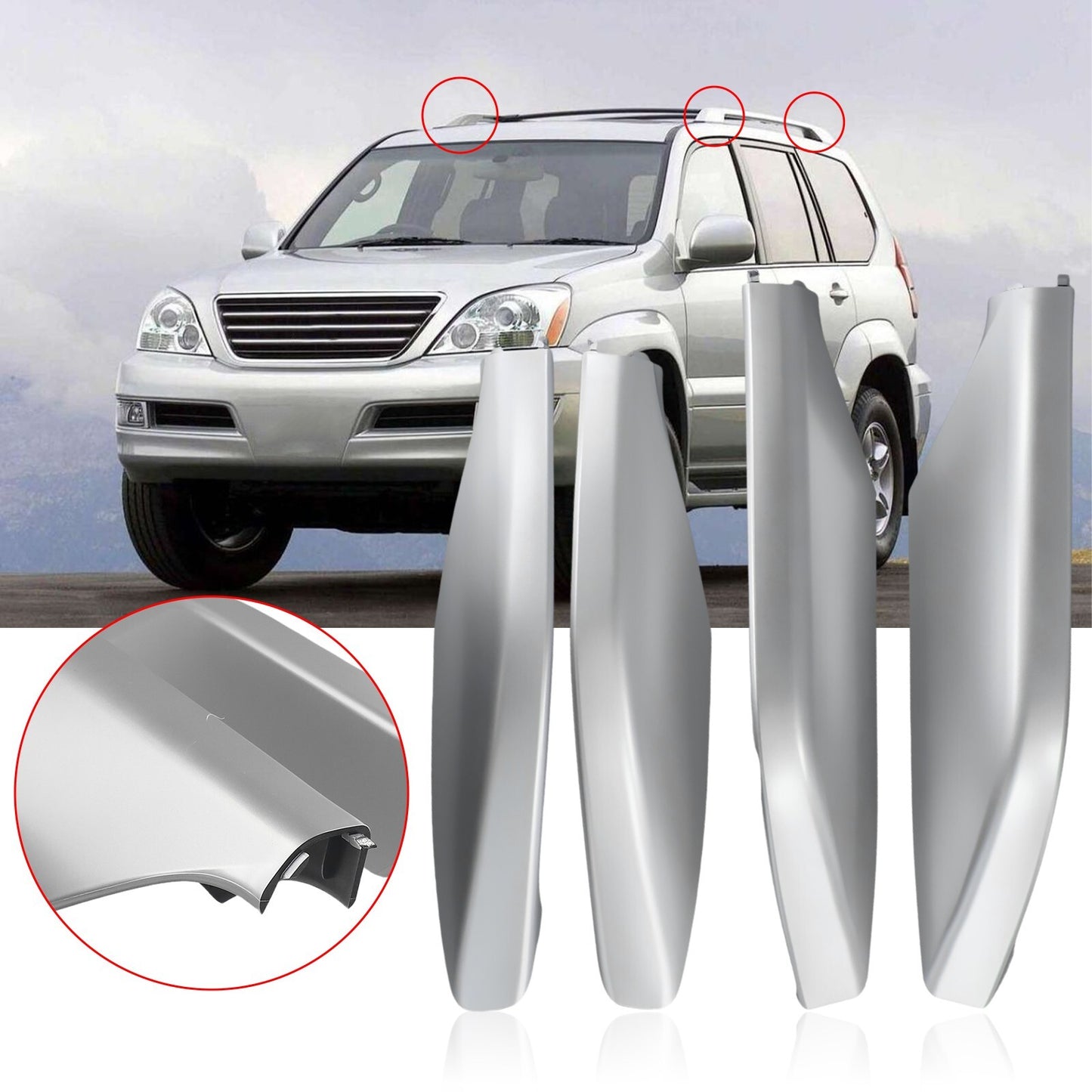 Edge protection molding trim for automotive windshield plastic panels/wipers Q