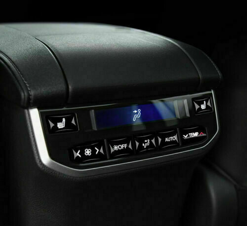 for Toyota Highlander 2020-2023 Black Rear Armrest AC Switch Control Button Trim