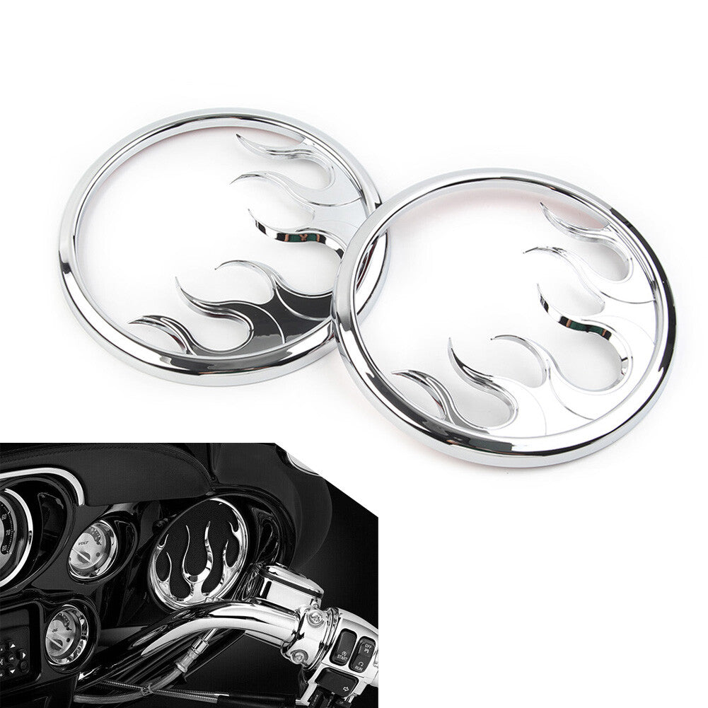 Front Speaker Grill Trim Cover for Harley Electra Glide 2014-2022