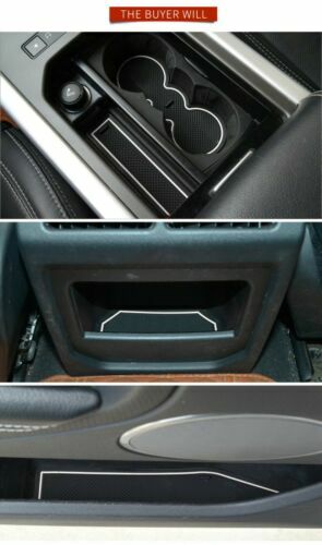 Car Gate Slot Mat for Land Rover for Range Rover Evoque 2012 ~ 2018 Cup Holders Mat