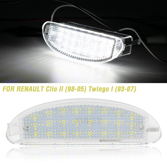 12V LED license plate lighting for Renault Clio II 1998-2006 Twingo I 1993-2007 Q