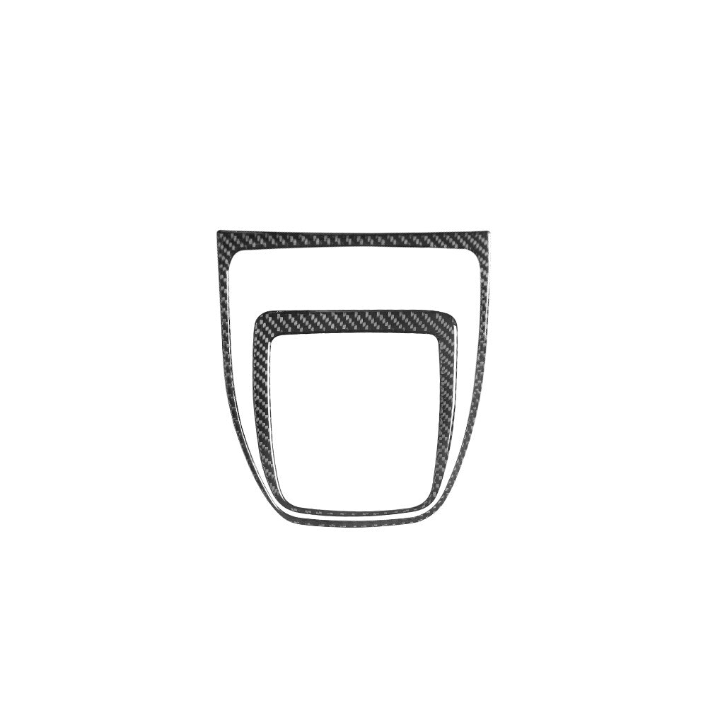 12X Carbon Fiber Steering Wheel Button Cover for Subaru Legacy Outback 2010-2014 v