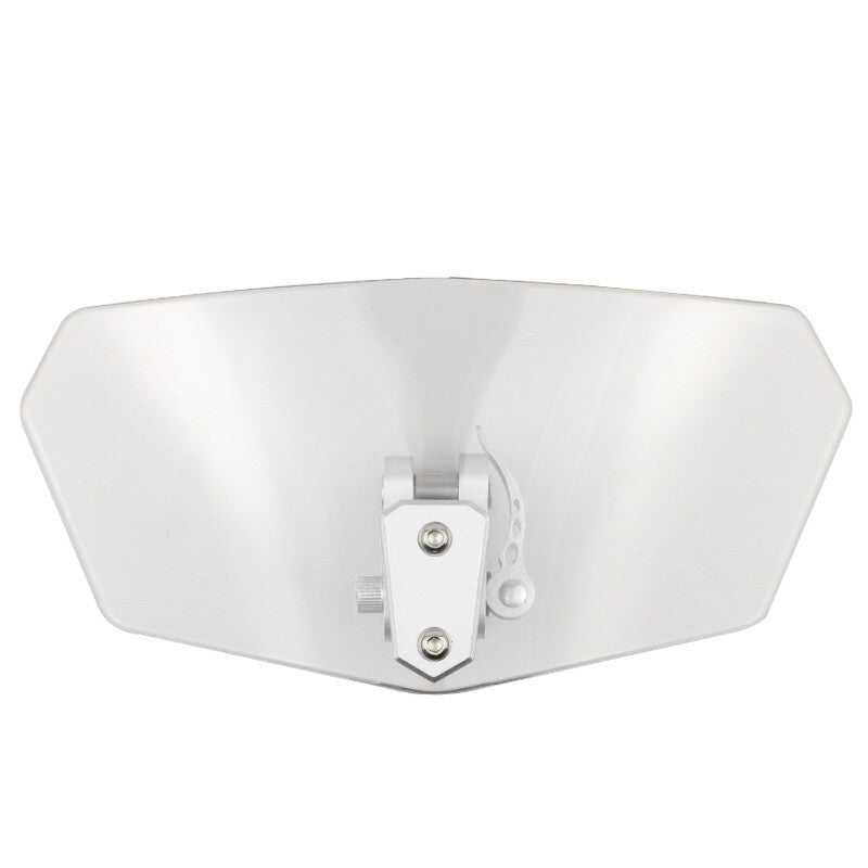 Extended windshield, boiler wind deflector, adjustable motorcycle windshield - n