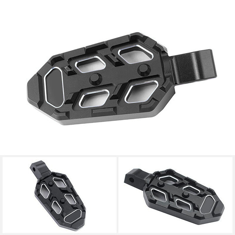 Footstool, motorcycle/bicycle modification, foot spikes, rear pedal kit, aluminum alloy - n