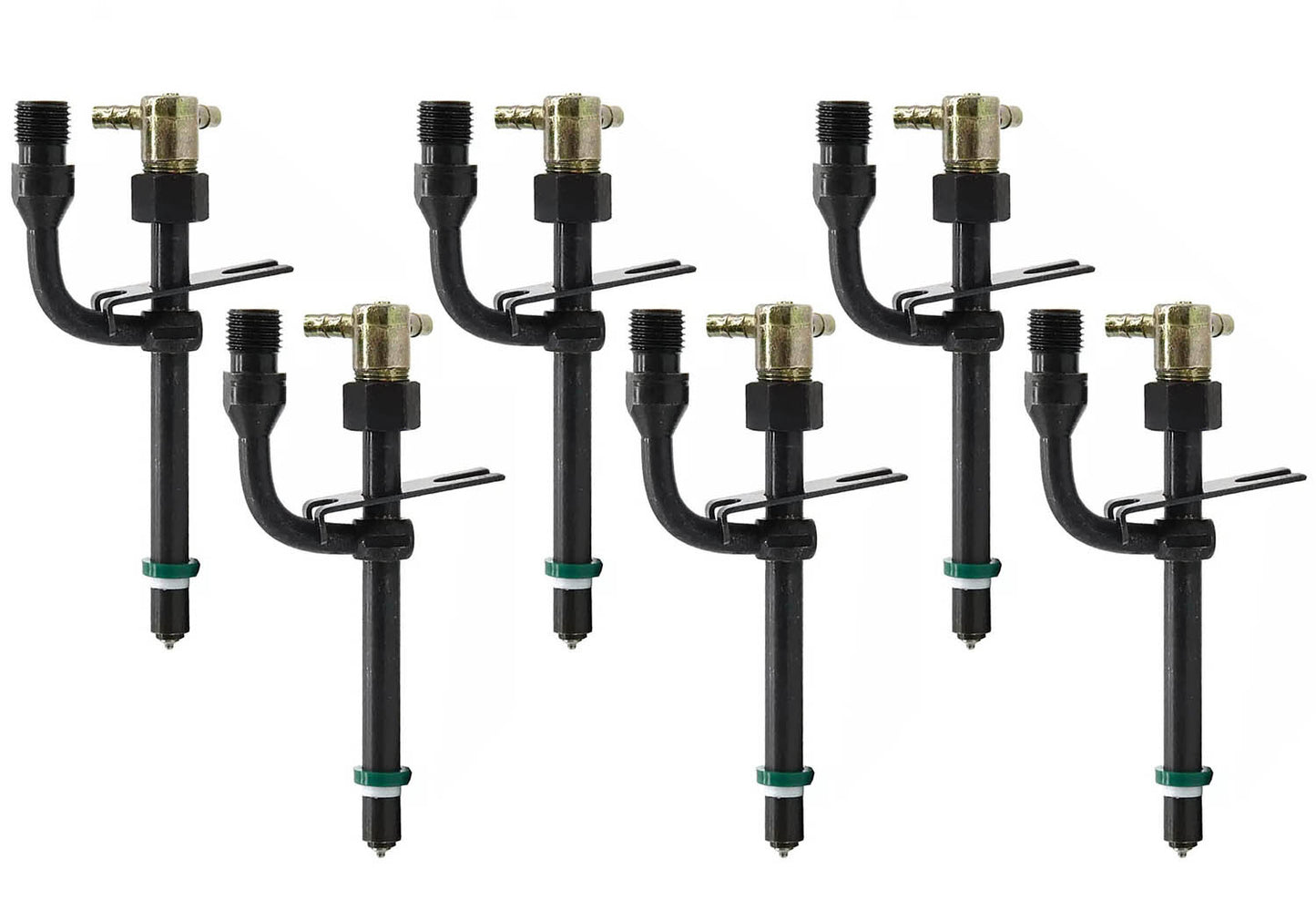 6X Pencil Fuel Injector 27127 27836 1739153000 for Kubota L2850F L3450DT Tractor
