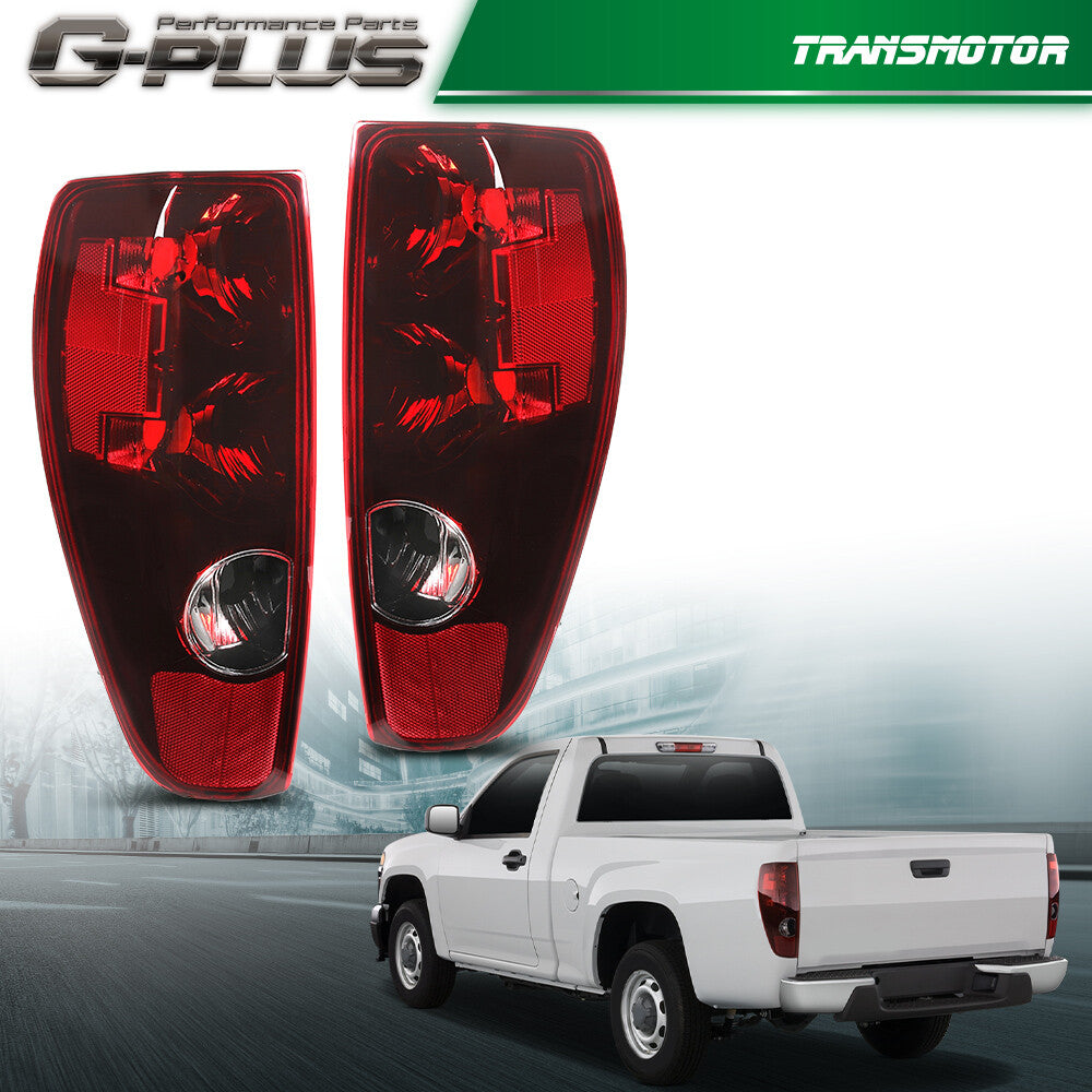 Fits 2004-12 for Colorado for GMC for Canyon Smoke/Clear Headlights and Tail Lights - v