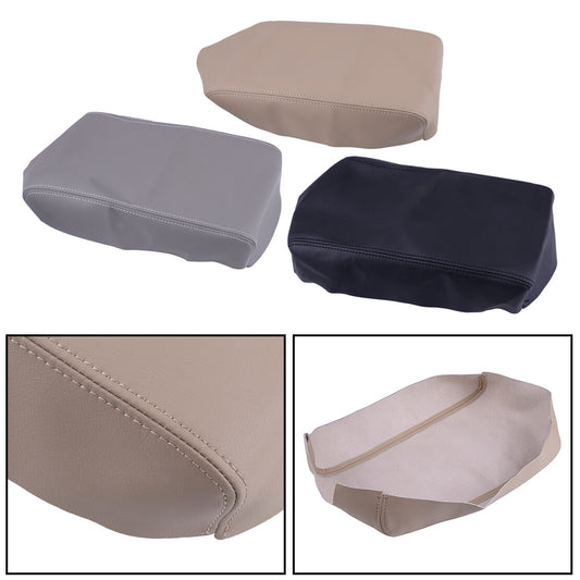 Leather Center Console Lid Armrest Cover Fit for Camry 2012-2017 v