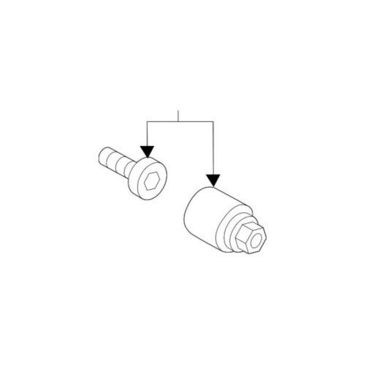 8R0698139807 Wheel bolts suitable for Audi Q3 F3 Q