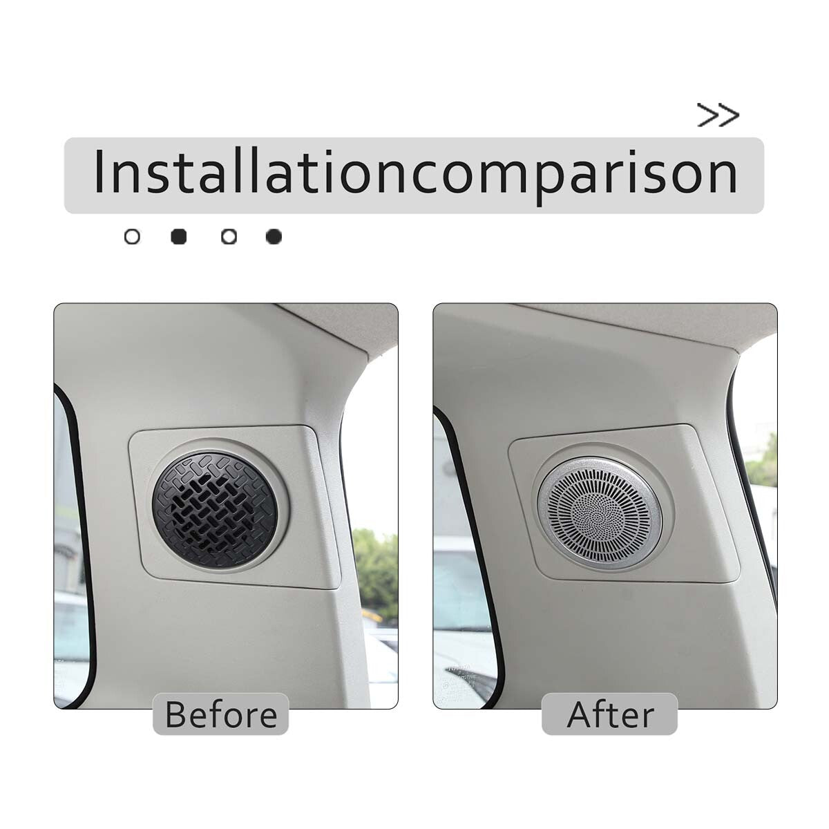 ABS black side mudguard vent decoration upgrade version suitable for X5 2019-2021 - v