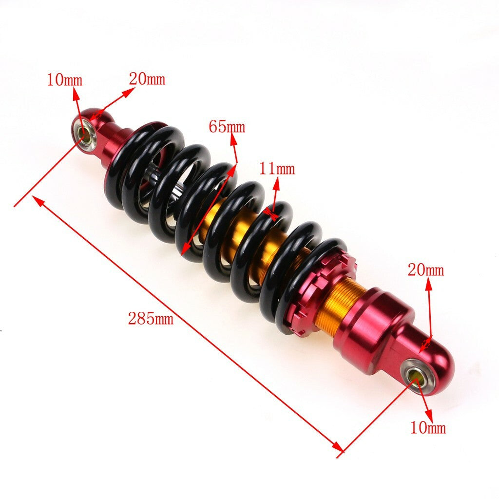 2 x 980 lb 285 mm 11 inch rear shock absorbers dirt pit bike all-terrain vehicle four-wheel off-road vehicle for golf cart