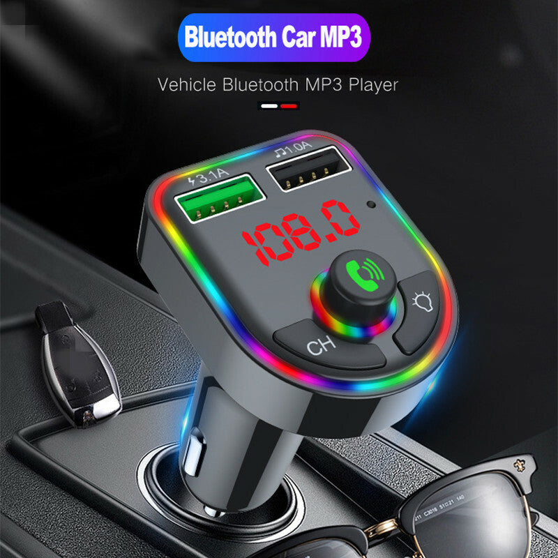 FM Transmitter Car Bluetooth Receiver MP3 Player for Charger Wireless Handsfree Kit