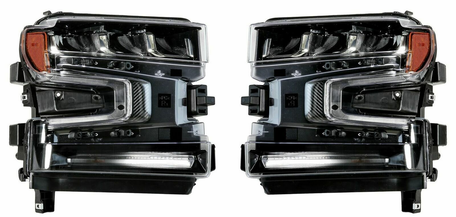 For 2019 2020 for Chevrolet Silverado 1500 LED Headlight Set 84621850 LH RH Pair