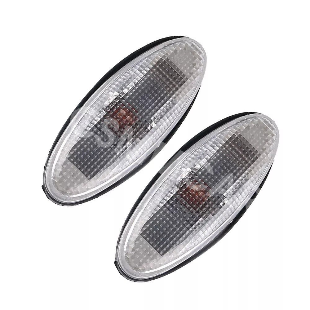 Car Side Marker Lights Clear Lens B01W51120 Fit for Mazda Protege 5 2002-2003