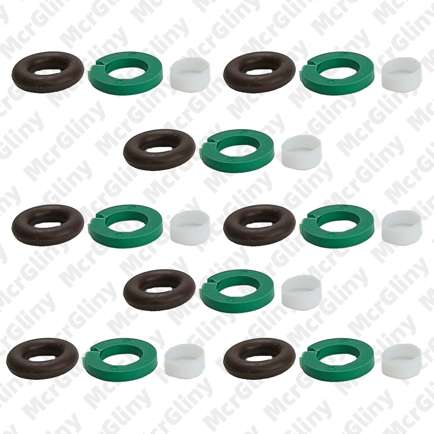 8-piece fuel injector O-ring seal repair kit for Audi for A8 S7 RS4 RS7 #06E998907B- n