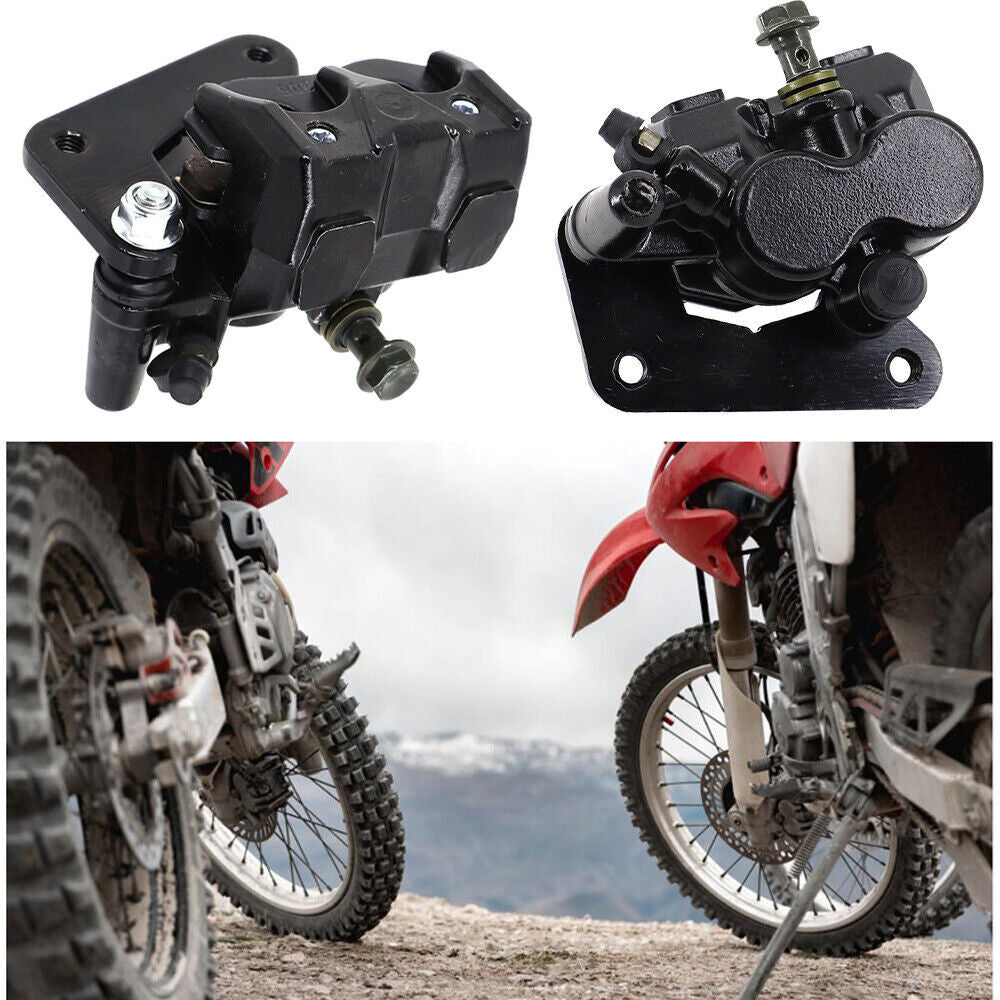 Motorcycle Front Brake Caliper w/Master CylinderBrake Pad Aluminum Alloy Set