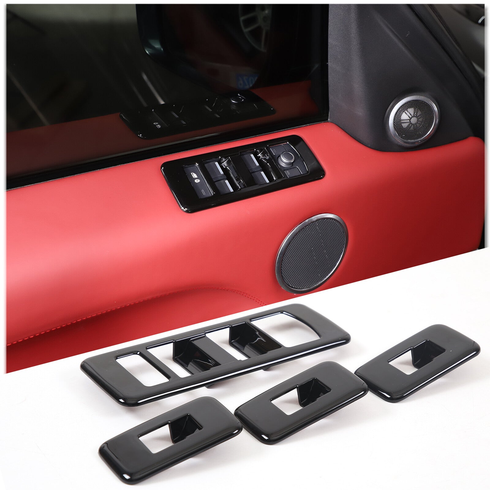 Matte Black ABS Side Door Handle Cover Trim Kit for Tundr@ Sequoia 2007 - 2021- v