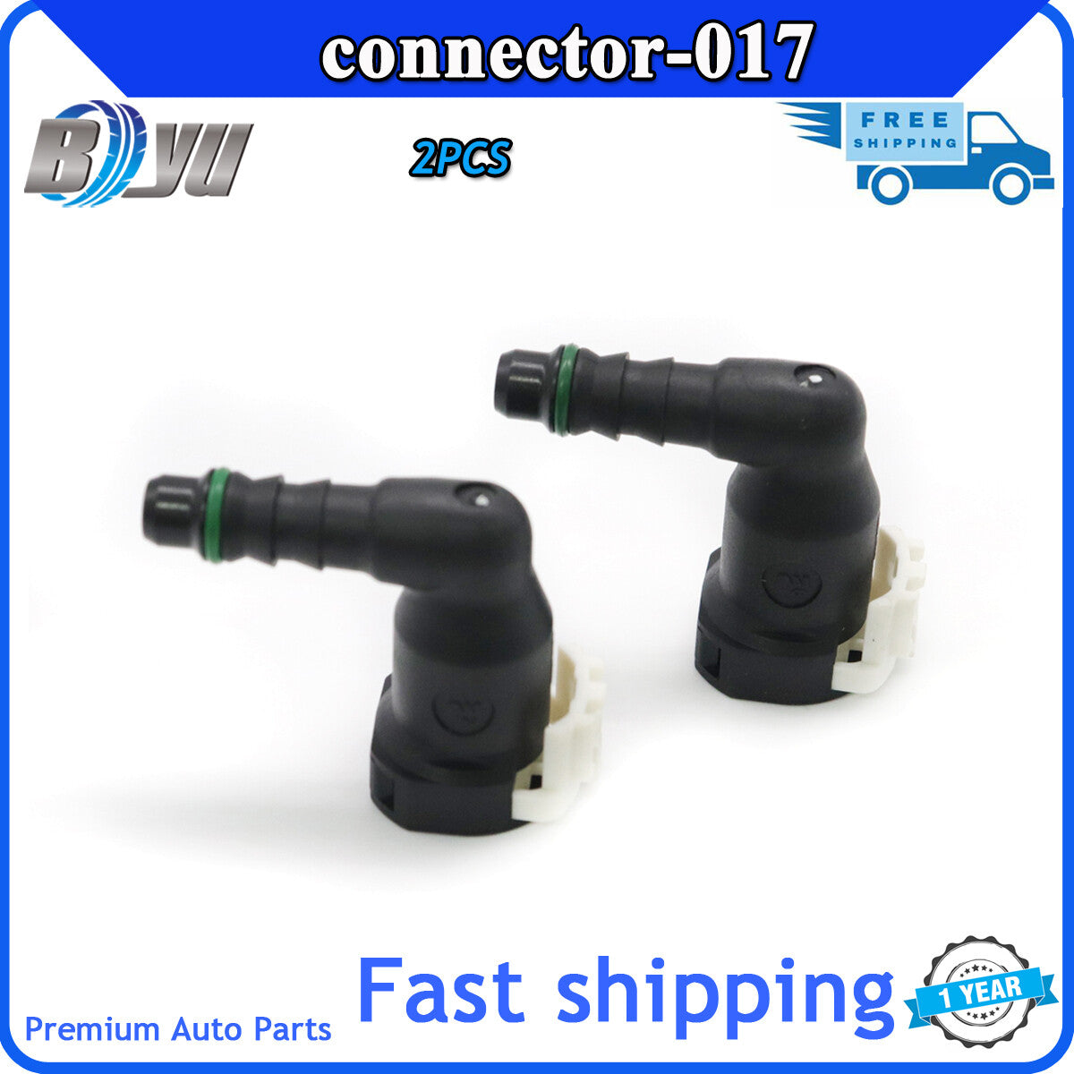 Suitable for 5/16 degree fuel line connectors, fuel line 7.89 mm 7.89 ID6 90 connector accessories 2 Q