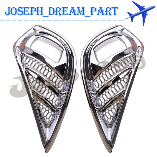 Chrome Front Bumper Fog Light Cover Trim Fits for Toyota 2020 2021 2022 Highlander