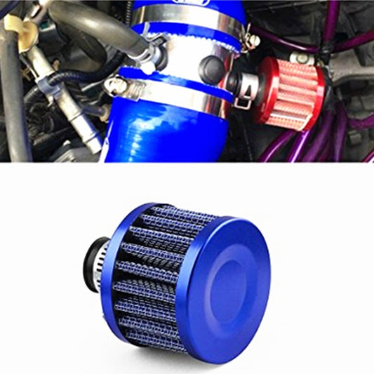 2x 12mm Cone Valve Car Air Intake Crank Case Breather Filter Racing Turbo Vent. n