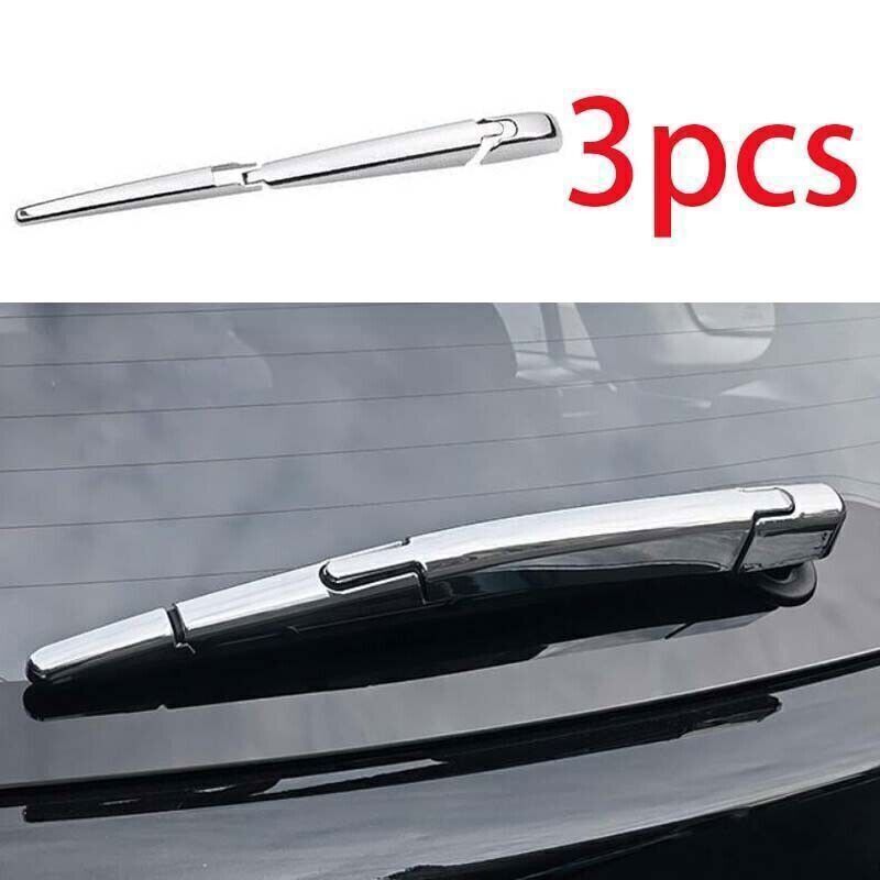 for Toyota for Corolla Cross 2022-24 ABS Chrome Rear Window Rain Wiper Cover Trim 3X