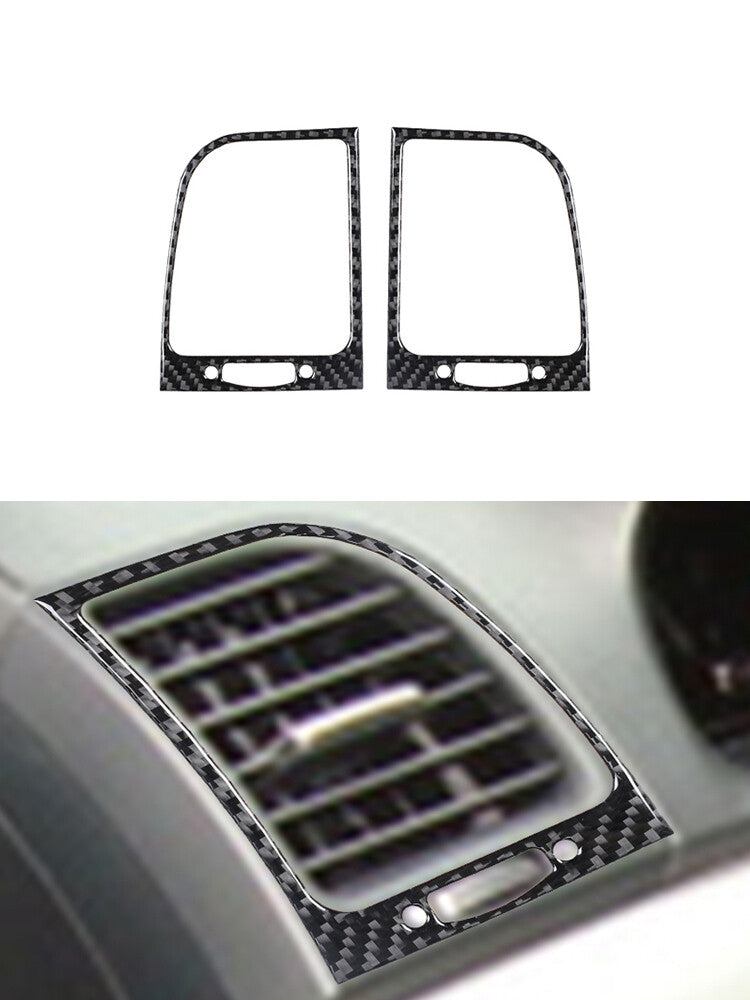 Red Carbon Fiber Central Air Vent Cover Trim For 6Series E63 E64 2004-2010 v