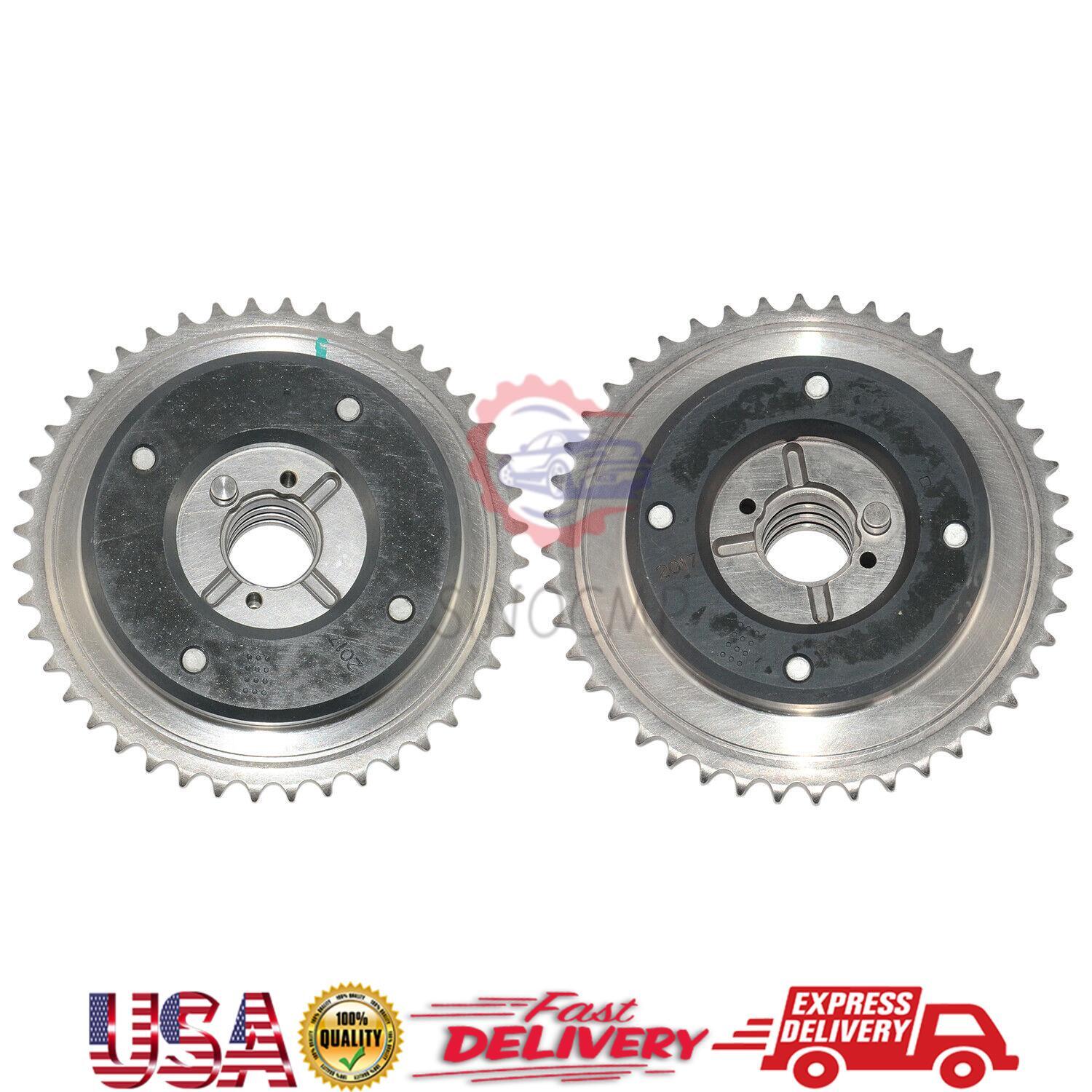 2pcs Camshaft Adjuster For 2710500900 2710500800 for Mercedes-Benz C230 Coupe/Sedan