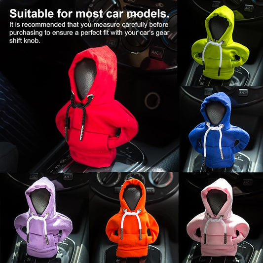 Car Gear Shift Cover Shift Knob Hoodie Gear Shift Funny Sweater Hoodie Protector Q