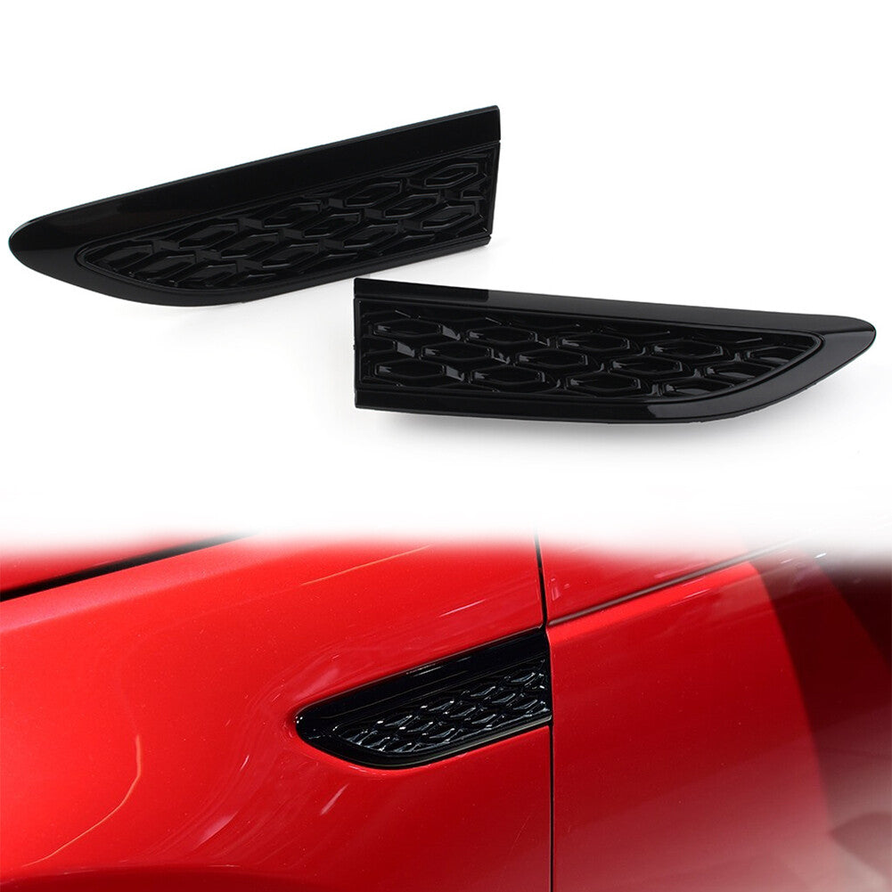 Glossy Black Mesh Fender Side Vent for Land Rover Discovery Sport 15+ LR065248
