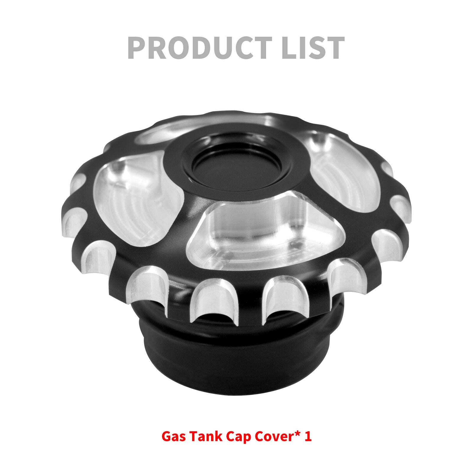 Motorcycle Gear Fuel Gas Cap Tank Cover Fit for Harley Sportster Touring Softail