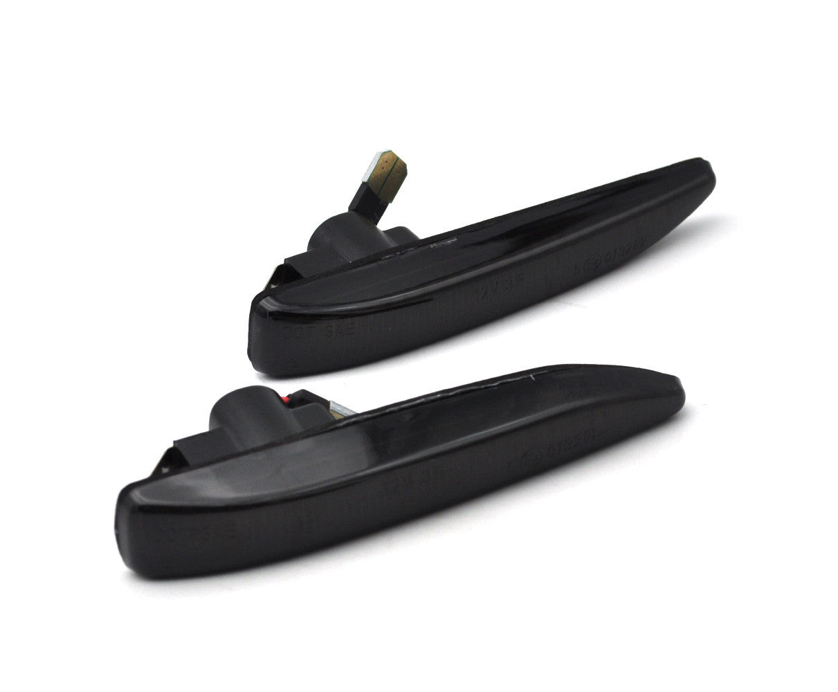 2x Dynamic Flowing Sequential LED Side Marker signal Light For E65 E66 01-08 v