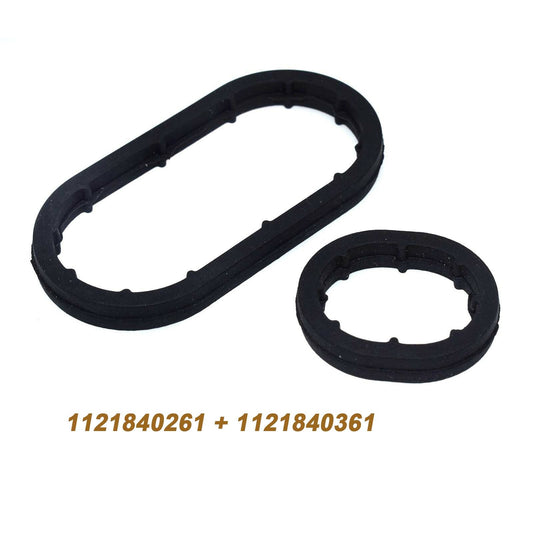Oil cooler sealing ring gasket kit for Mercedes M112 and M113 engines (2 pieces, 1121840261-) n