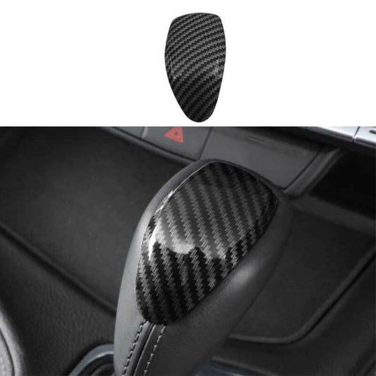 for Cadillac CT4 2020-24 ABS Carbon Fiber Console Gear Shift Knob Cover Trim 1P