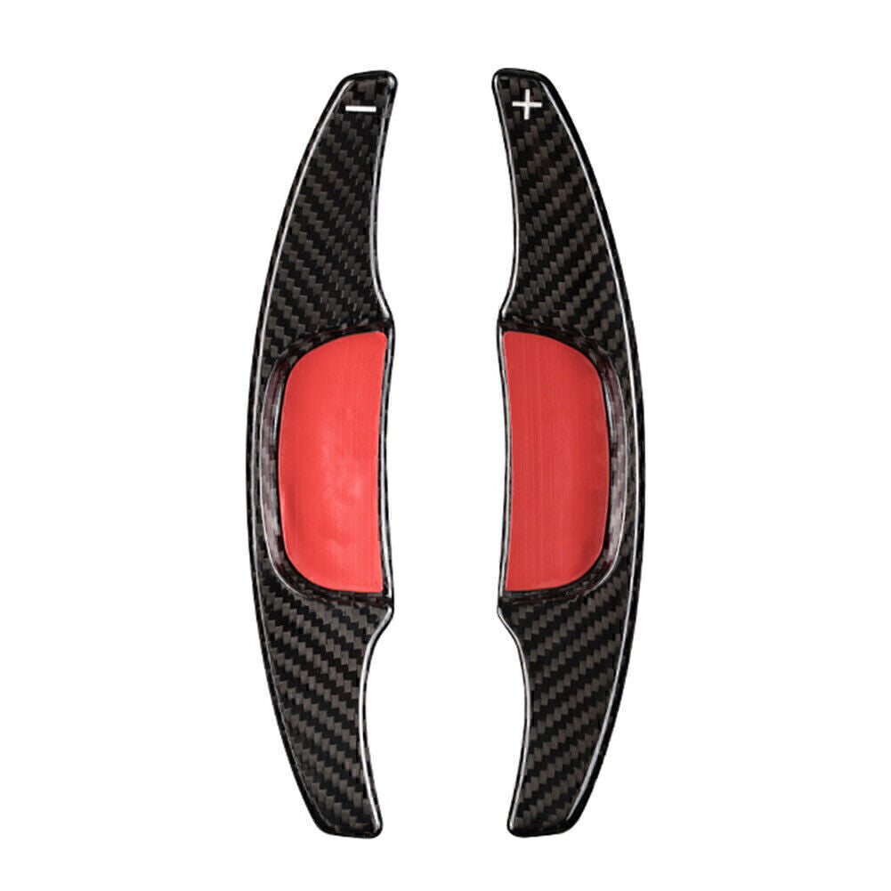 Carbon Fiber Steering Wheel Shift Paddle Extension Fit for Mazda 3 2020-2021 Black