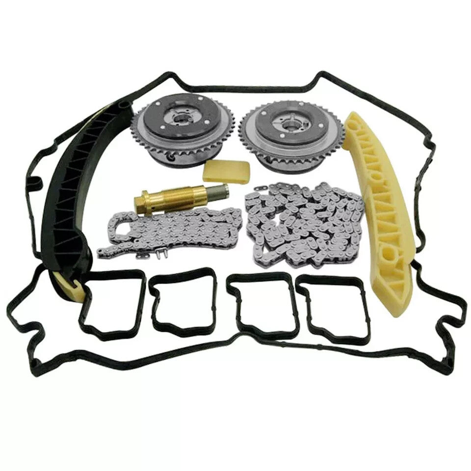 Timing chain kit camshaft adjuster suitable for Mercedes C230 C200 C180 SLK200 1.8L M271