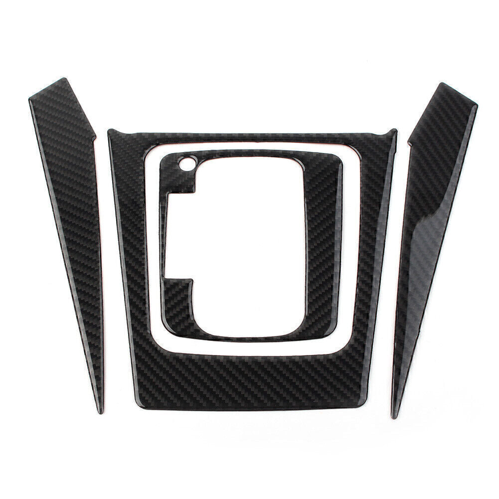 4 Pcs Carbon Fiber Gear Shift Panel Cover Trim Sticker for Subaru Forester 13-18